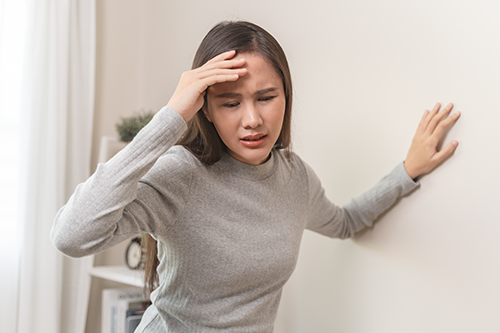 BlogPost a woman suffering from silent stroke symptoms