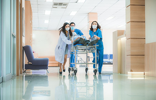 Stroke care team hospital emergency