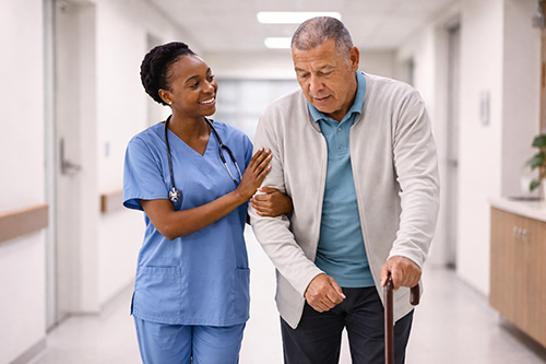 BlogPost support and care in a hospital walk 500px
